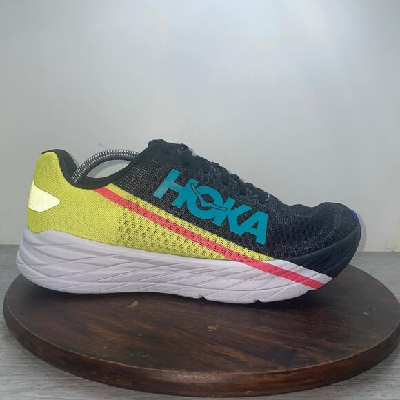 Hoka One One Rocket X 1113532 BEPR Black Men’s 11.5 / Women’s 12.5 Shoes Sneaker